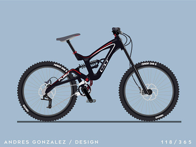'GT Bike' Challenge 118/365 bike biker character design design fast flat gt illustration logo vector work out