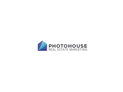 Pictureperfect Logo blue logo design graphic design house illustration logo logotype photo real estate