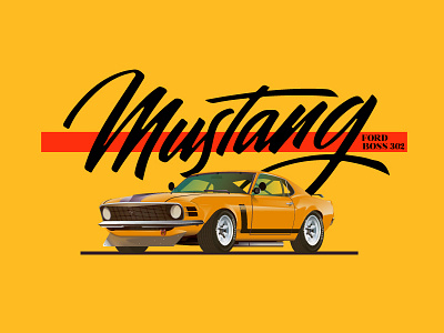 mustang boss logo