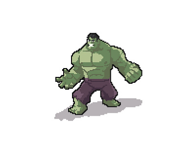 Hulk avengers bruce banner comics hero hulk marvel marvel comics marvel hero pixel pixelart