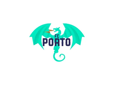 Porto Crest badge crest dragon emblem fc porto graphic illustration logo oporto portugal soccer vector