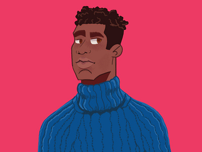 😎 blue sweater character concept character design design fashion guy guys illustration ilustracion modern