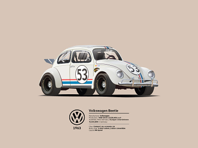 1963 Volskwagen beetle - 'Herbie'