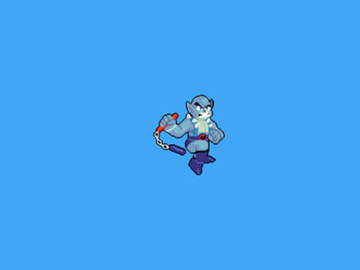 Panthro cartoon character design comic comics design fighter flat graphic graphics icon illustration ilustracion modern panthro pixel pixel art pixelart thundercats vector