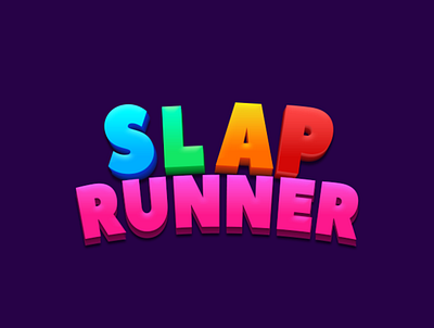 Slap Runner Game Icon branding design game graphic design illustration logo tital ui ux vector