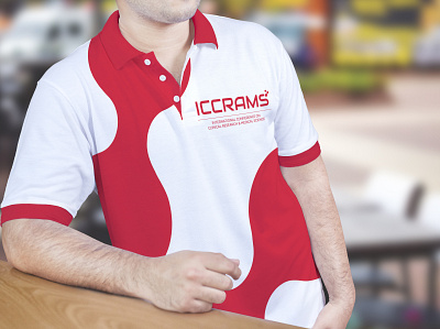 iccrams branding design graphic logo mockup