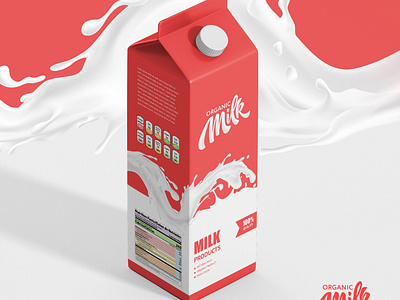 milk package label