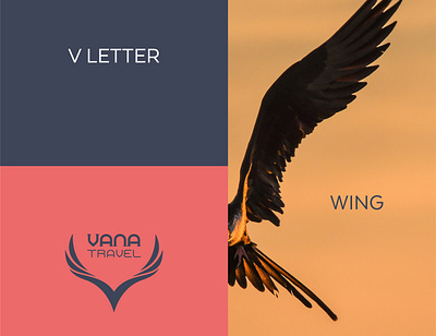 Vana travel Logo branding design graphic icon illustration logo mockup