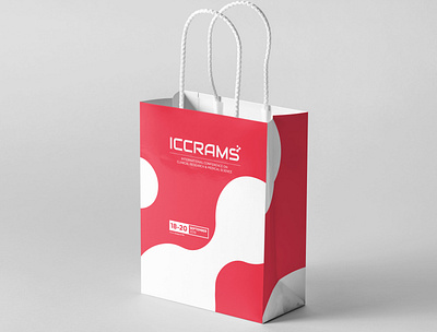 iccrams logo branding design graphic icon illustration logo mockup