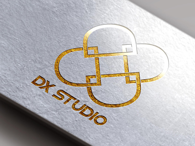 DX Studio aplication app branding design graphic icon logo mockup