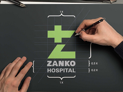 zanko hospital logo android aplication app art branding design graphic icon illustration ios logo mockup sketch ui