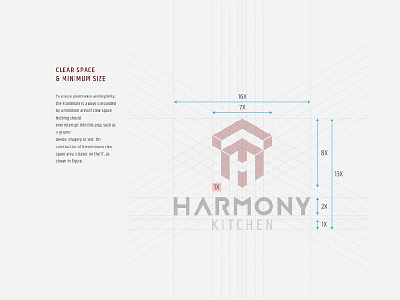 Harmony Kitchen Logo aplication app art branding design graphic icon illustration logo mockup typography ui