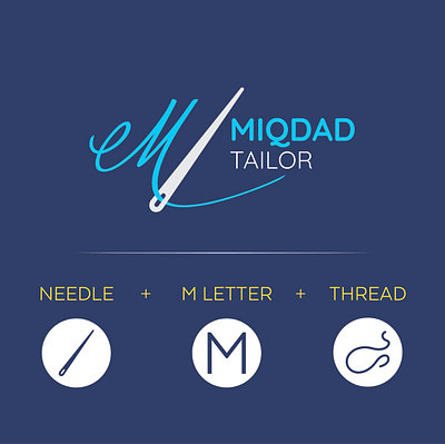 tailor logo aplication app branding design graphic icon logo minimal mockup typography ui