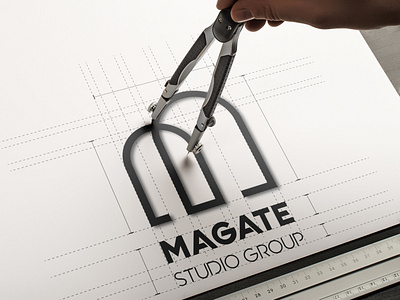 Magate android aplication app branding design graphic icon logo mockup ui