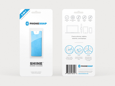 Phonesoap Blister Packaging Mockup blister pack blister packaging packaging packaging design phonesoap