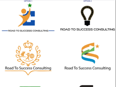 ROAD TO SUCCESS CONSULTING logo branding logo