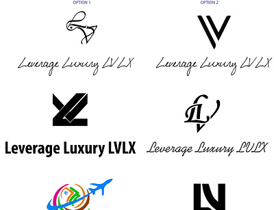 Leverage Luxury LVLX logo branding logo motion graphics