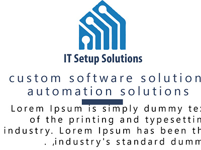 IT Setup Solutions branding graphic design logo motion graphics