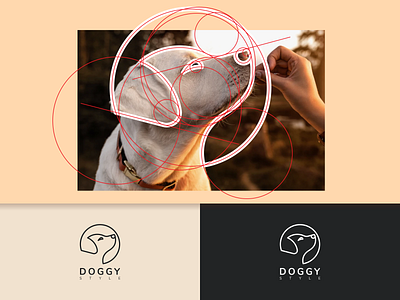 DOGGY STYLE logo animal branding design dog graphic design icon illustration lineart logo minimal symbol vector
