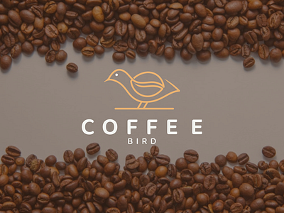 COFFEE BIRD logo bird branding coffee design graphic design icon idenity illustration lineart logo mark minimal symbol