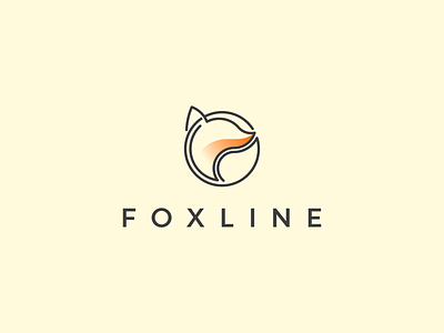 FOXLINE logo animals branding design fox graphic design icon illustration inspirations logo lineart logo minimal symbol vector