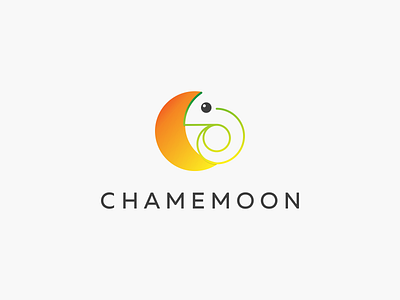 CHAMEMOON logo idea animals beautifullogo branding chameleon design graphic design icon illustration inspirationslogo lineart logo logoawesome logoexcellent logoideas minimal moon symbol vector