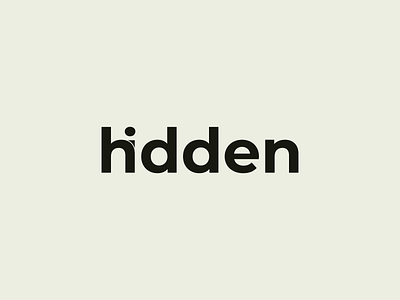 HIDDEN WORDMARK logo idea