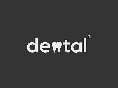 DENTAL Wordmark logo idea