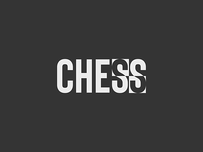CHESS Wordmark Logo Idea! beautifullogo branding chess design graphic design icon illustration inspirationslogo lettering logo logoawesome logoexcellent logoideas minimal symbol vector
