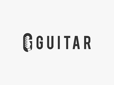 GUITAR Creative Logo Idea! branding design g giutar graphic design icon illustration inspiratiopnslogo instumental letter logo logoawesome logoexcellent logoideas minimal music symbol vector