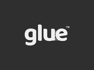 glue Wordmark Logo Idea!