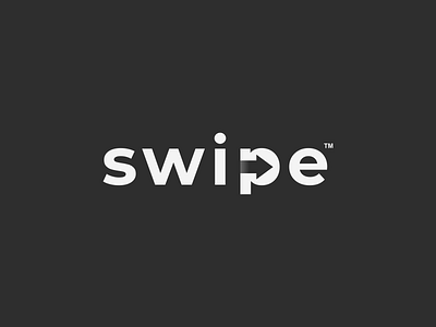 SWIPE Wordmark Logo Idea! arrows branding design graphic design icon illustration inspirationslogo lettering logo logoideas minimal slide swipe symbol vector