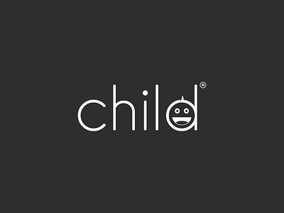 CHILD Wordmark Logo Idea! branding child design graphic design icon illustration inspirationslogo kid lettering logo logoideas minimal register symbol vector