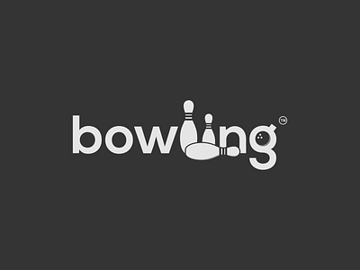 BOWLING Wordmark Logo Idea! ball bowling branding design game graphic design icon illustration inspirationslogo lettering logo logoideas minimal pin sport symbol vector wordmark