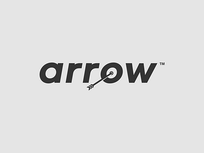 ARROW Wordmark Logo Idea! arrow branding design graphic design icon illustration inspirationslogo lettering logo logoideas minimal symbol target vector