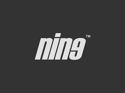 NINE Wordmark Logo Idea! 9 branding design graphic design icon illustration inspirationslogo letter logo logoideas minimal nine number symbol vector