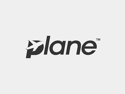 PLANE Wordmark Logo Idea! airplane branding design graphic design icon illustration inspirationslogo lettring logo logoideas minimal negativespace plane symbol vector