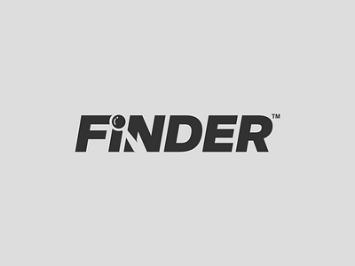 FINDER Wordmark Logo Idea! branding design finder graphic design icon illustration inspirationslogo letter logo logoideas minimal symbol vector wordmark