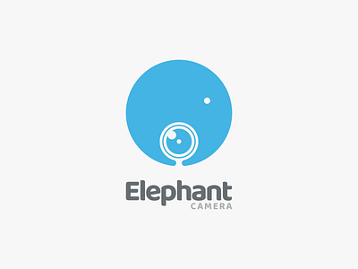 ELEPHANT CAMERA Logo Idea! animal branding camera design elephant graphic design icon illustration inspirationslogo logo logoideas minimal photo symbol vector