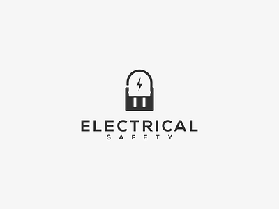 ELECTRICAL SAFETY Logo Idea! branding design dual meaning electric graphic design icon illustration logo logo ideas logo inspirations minimal safety scurity symbol vector