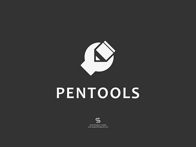 PENTOOLS Logo Idea! appliance branding design graphic design icon illustration logo logo ideas logo ispirations minimal pen pencil symbol tool vector