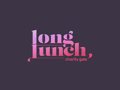 LongLunch charity gala aotearoa auction branding charity degustation fundraising hospice logo newzealand