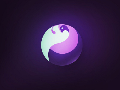 Quail yinyang app app icon bird branding design illustration logo quail vector yin yang