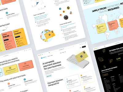 Business screen for Borderless Payments banking design ui uidesign ux uxdesign webdesign