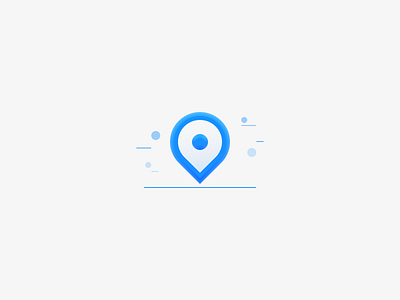 Location design icon illustration location ui vector