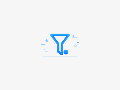 Filter app design icon illustration ui vector