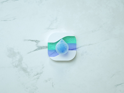 DROP LOGO 3d app c4d design icon logo ui