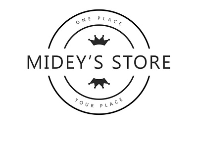 Midey's Store branding design logo photoshop