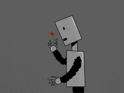Robot 3d animation art artist artwork branding design graphic design grey illustration illustrator logo love motion graphics robots ui