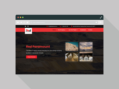 Mining Company Website Design